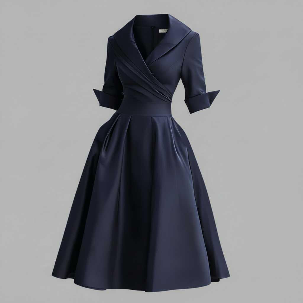 Elegant Midi Dress | Women's Formal Dress