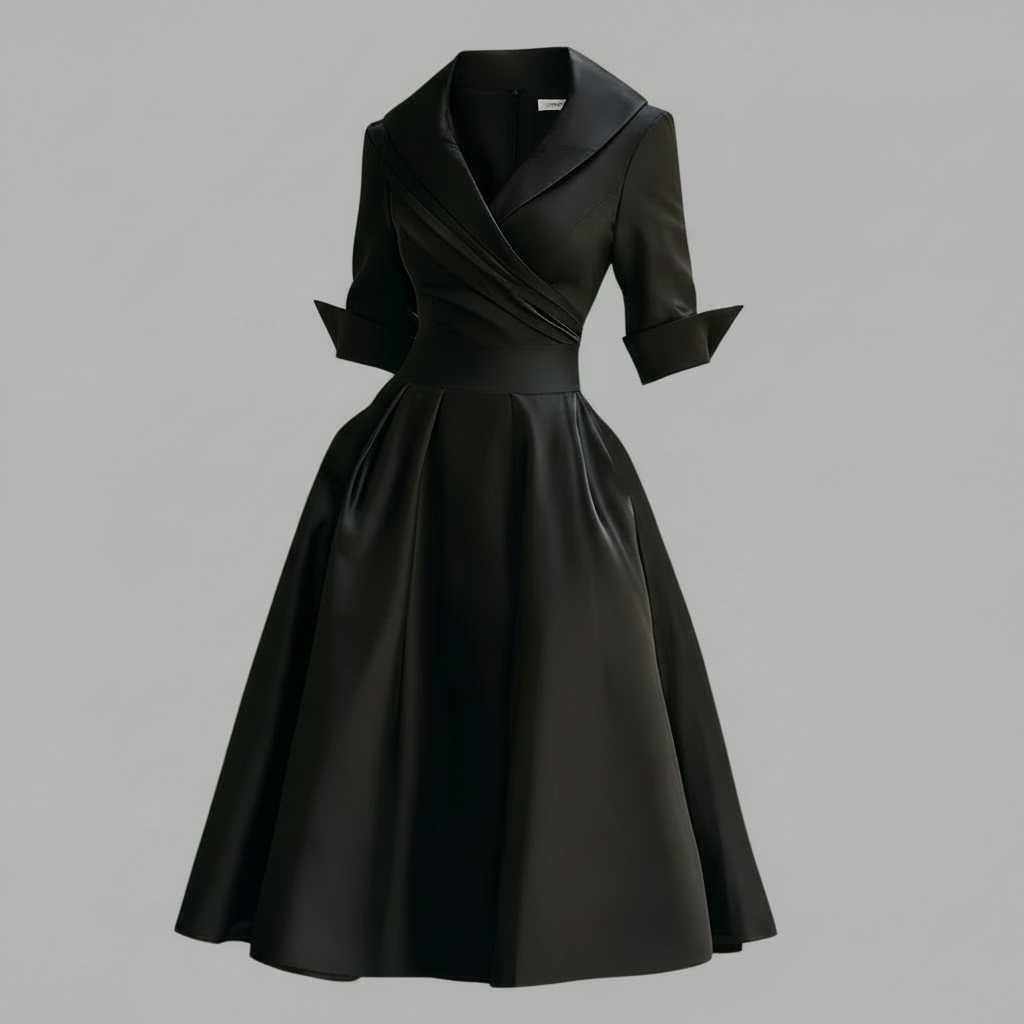 Elegant Midi Dress | Women's Formal Dress