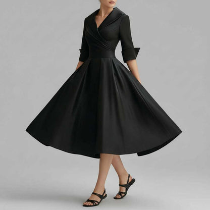 Elegant Midi Dress | Women's Formal Dress