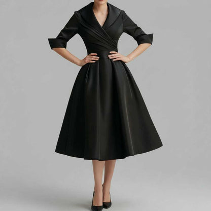 Elegant Midi Dress | Women's Formal Dress