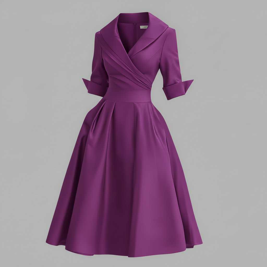 Elegant Midi Dress | Women's Formal Dress