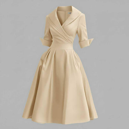 Elegant Midi Dress | Women's Formal Dress