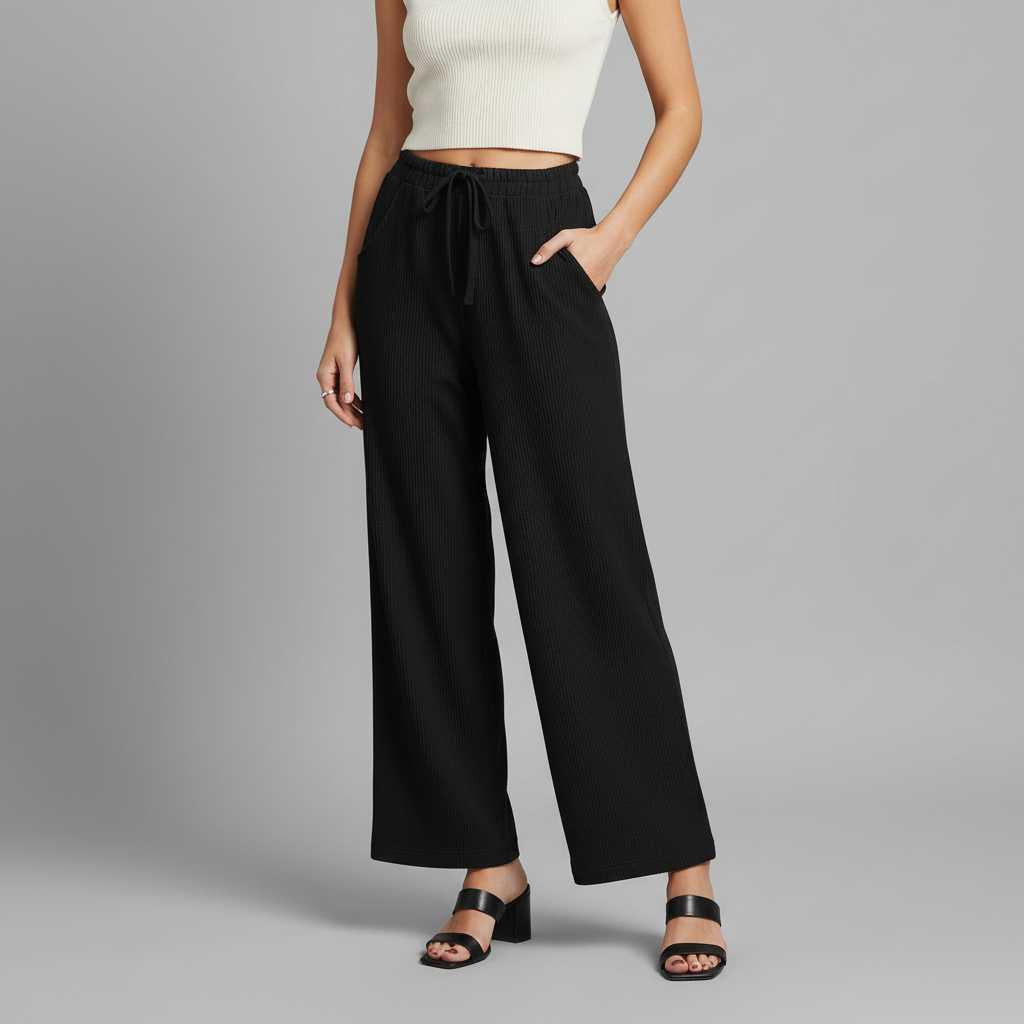 High-Waisted Corduroy Pants | Women's Trousers
