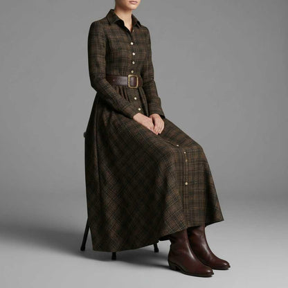 Jannali | Women's Long Sleeve Maxi Dress with Pockets