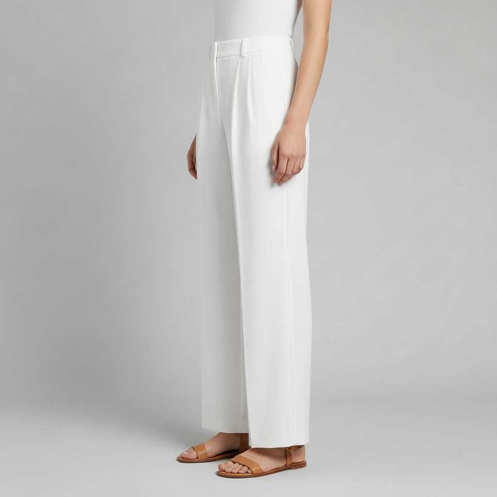 Lena Tailored Wide Leg Trousers | Women's Black Pants